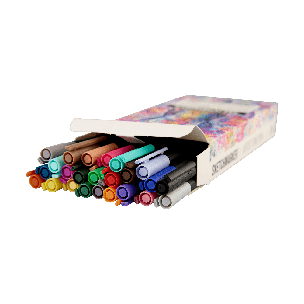 Ручка капиллярная "Sketchmarker Artist fine pen Studio", 24 шт - 13