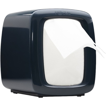 Диспенсер Focus для салфеток, черный, настольный, боковая подача - 4