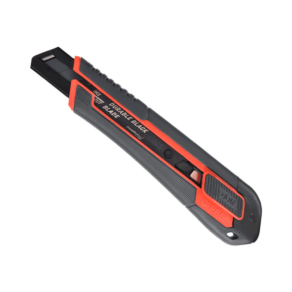 Нож строительный Deli YS EDL018G, 18 мм, универсальный