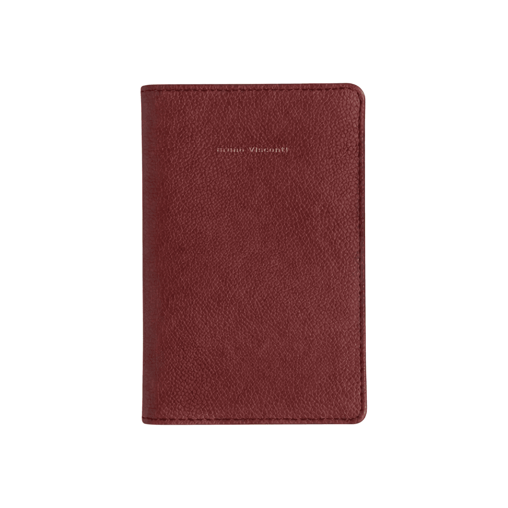 Обложка для паспорта "Бордовый", кожзам