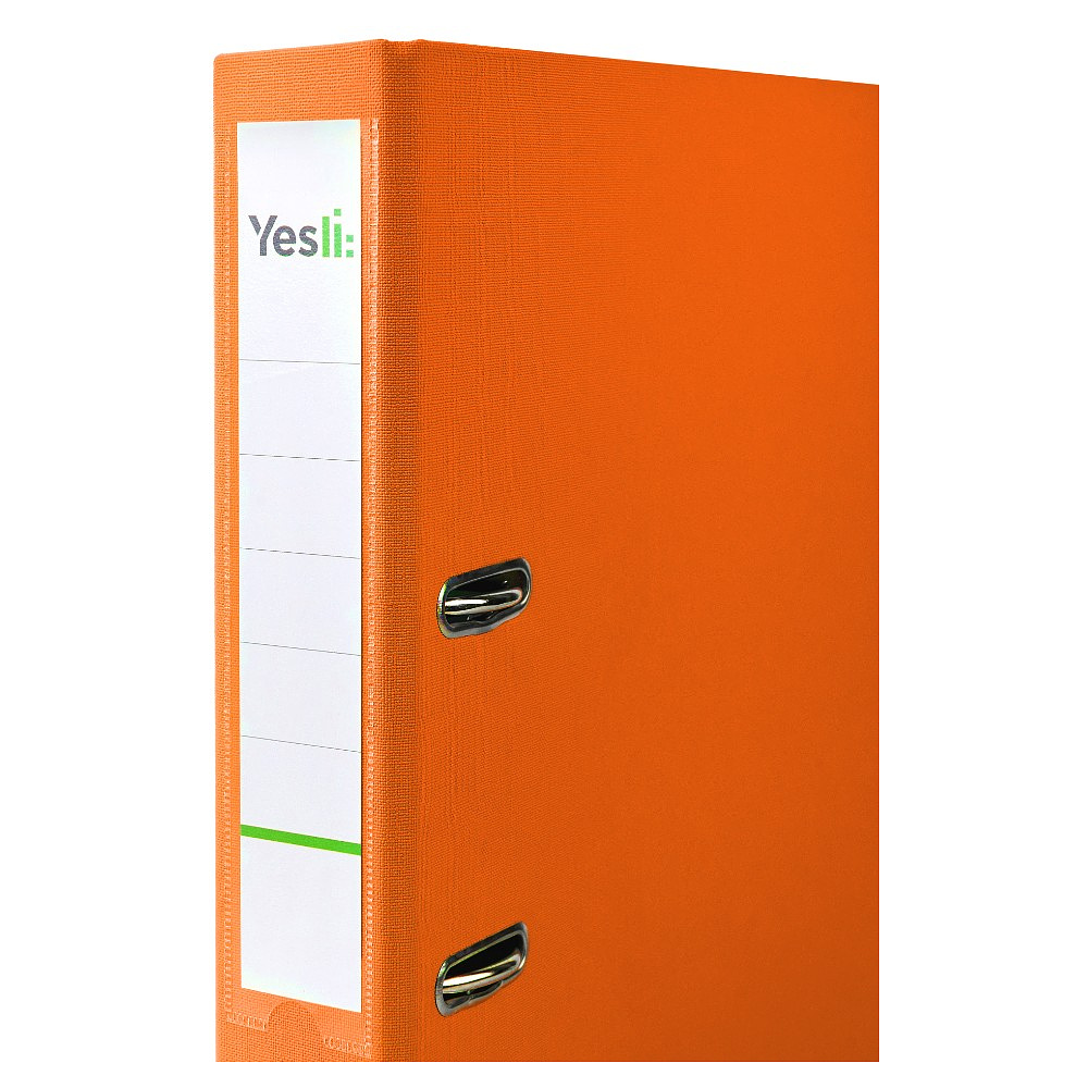 Папка-регистратор "Yesli:", А4, 50 мм, ПВХ Эко, оранжевый - 2