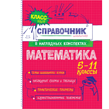 Книга "Классный справочник школьника. Математика", Татьяна Колесникова, Наталья Удалова