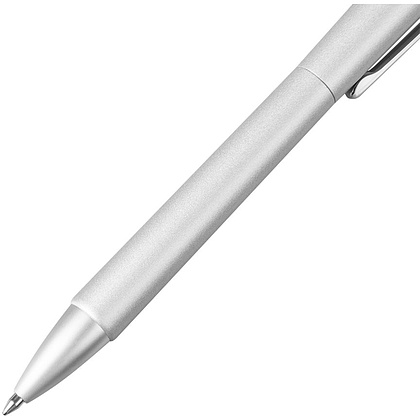 Ручка шариковая автоматическая "Cocoon", 1.0 мм, черный, серебристый, стерж. синий - 2