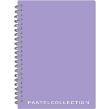 Тетрадь "Pastel Collection", А5, 80 листов. клетка, розовый, фиолетовый 
