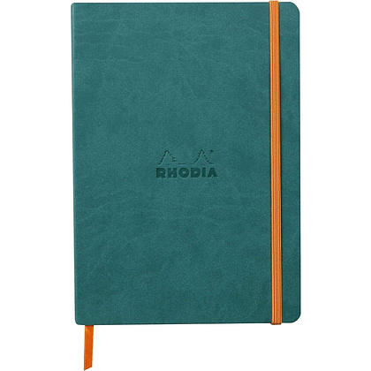 Блокнот Clairefontaine Rhodia "Rhodiarama", A5, 80 листов, линейка, глубокий зеленый