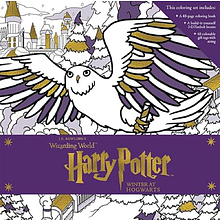 Раскраска "Colouring Book. Harry Potter: Winter at Hogwarts: A Magical Coloring Set", (английский язык)