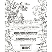 Раскраска на английском языке "Colouring Book. The Official Dune"