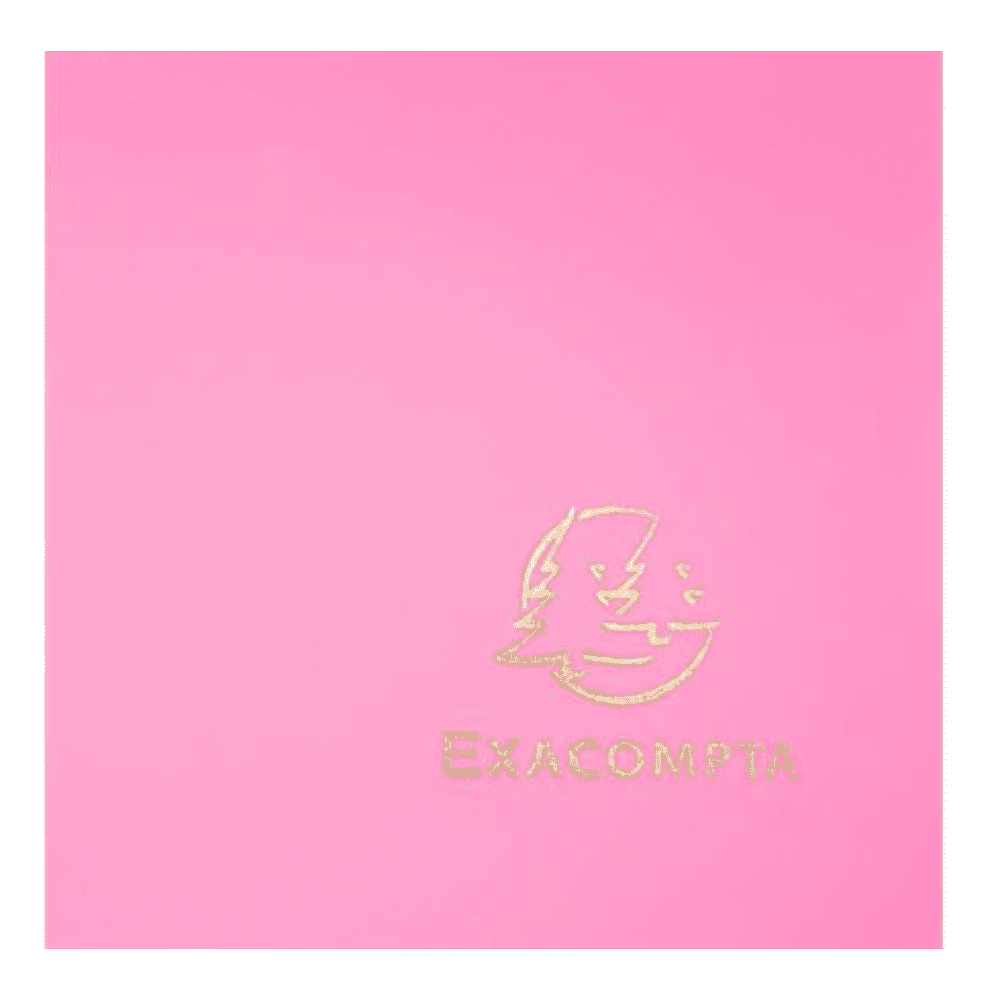 Папка на резинках "Exacompta", A4, 15 мм, полипропилен, розовый - 4