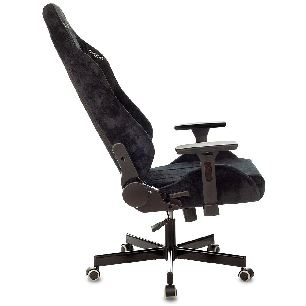 Кресло игровое Бюрократ Knight N1 Fabric, ткань, черный - 9