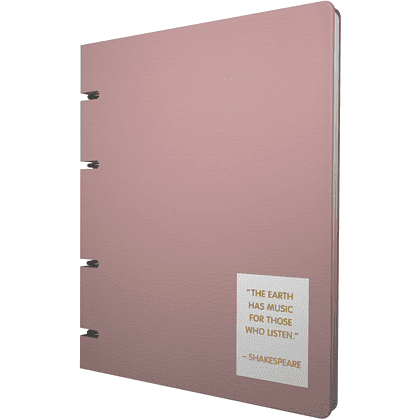 Тетрадь "Nuances. Персик", А4, 120 листов, клетка, розовый  