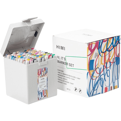 Набор маркеров художественных "Himi", 48 штук