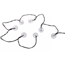 Гирлянда уличная "Роса", 3 м, 20 LED, тепло белый, солнечная батарея