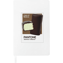 Блокнот «Color of Belarus. Pantone Glamour-Glazour», А5, 128 листов, в точку, белый, голубой