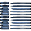 Ручка-роллер "Schneider Topball 857", 06 мм, черный, синий, стерж. черный - 6
