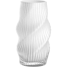 Ваза стеклянная "Verdi", 23 см, белый