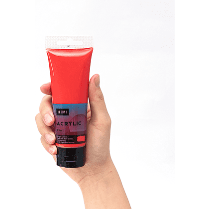 Набор акриловых красок "Himi", 6 цветов, 75 мл - 6
