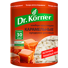 Хлебцы "Dr.Korner" со вкусом карамели, 90 г