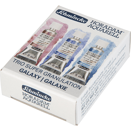 Краски акварельные "Schmincke. Horadam Super granulation set. Galaxy", набор 3 цвета, 5 мл, тубы - 2