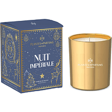 Свеча ароматическая PLANTES&PARFUMS "Imperial Night", Christmas Collection 2026, 180 гр