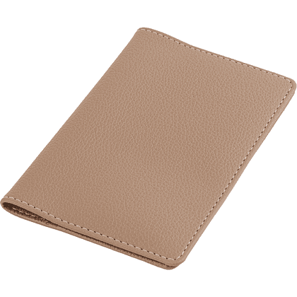 Обложка для паспорта "Бежевая", кожзам - 5