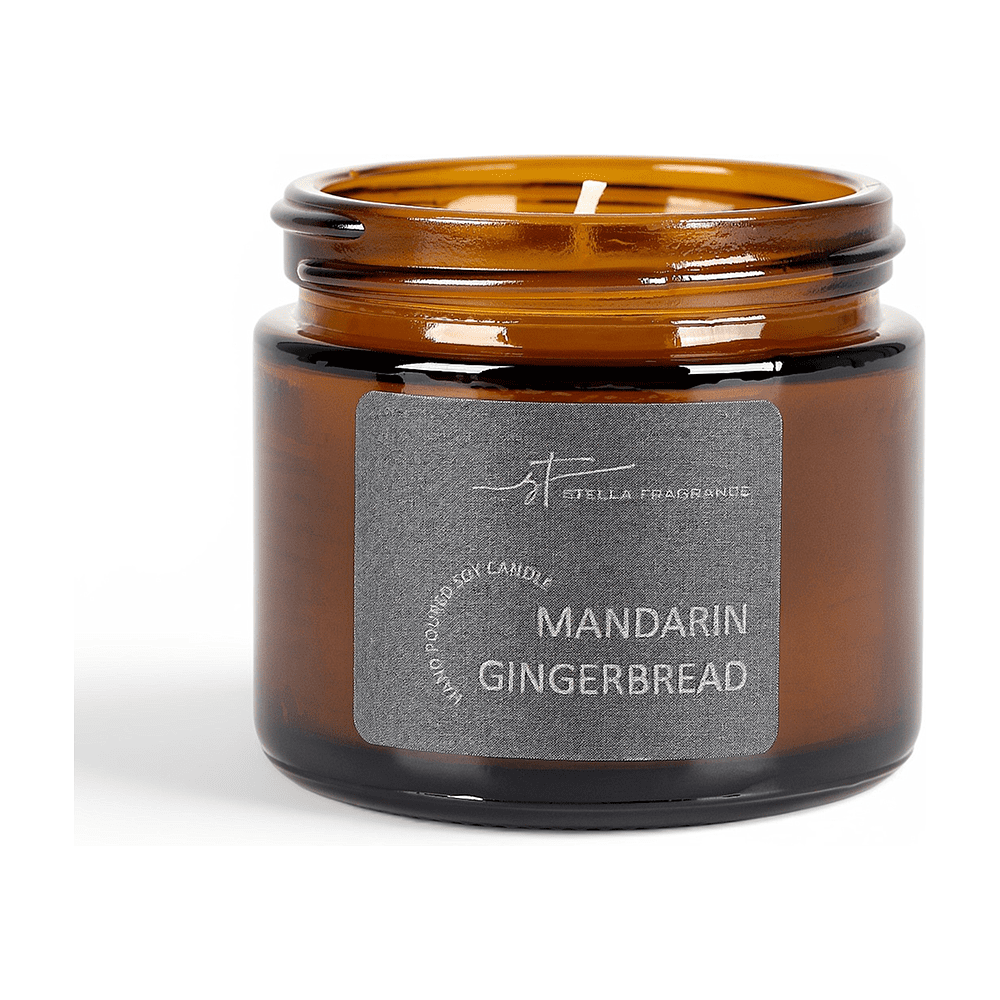 Свеча декоративная "Stella Fragrance. Mandarin Gingerbread", 50 гр.