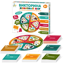 Игра настольная "Викторина. Животный мир"