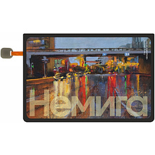 Скетчбук "Дождливый вечер", Ольга Шкарубо, 21х14,8 см, 140 г/м2, 80 л., черный