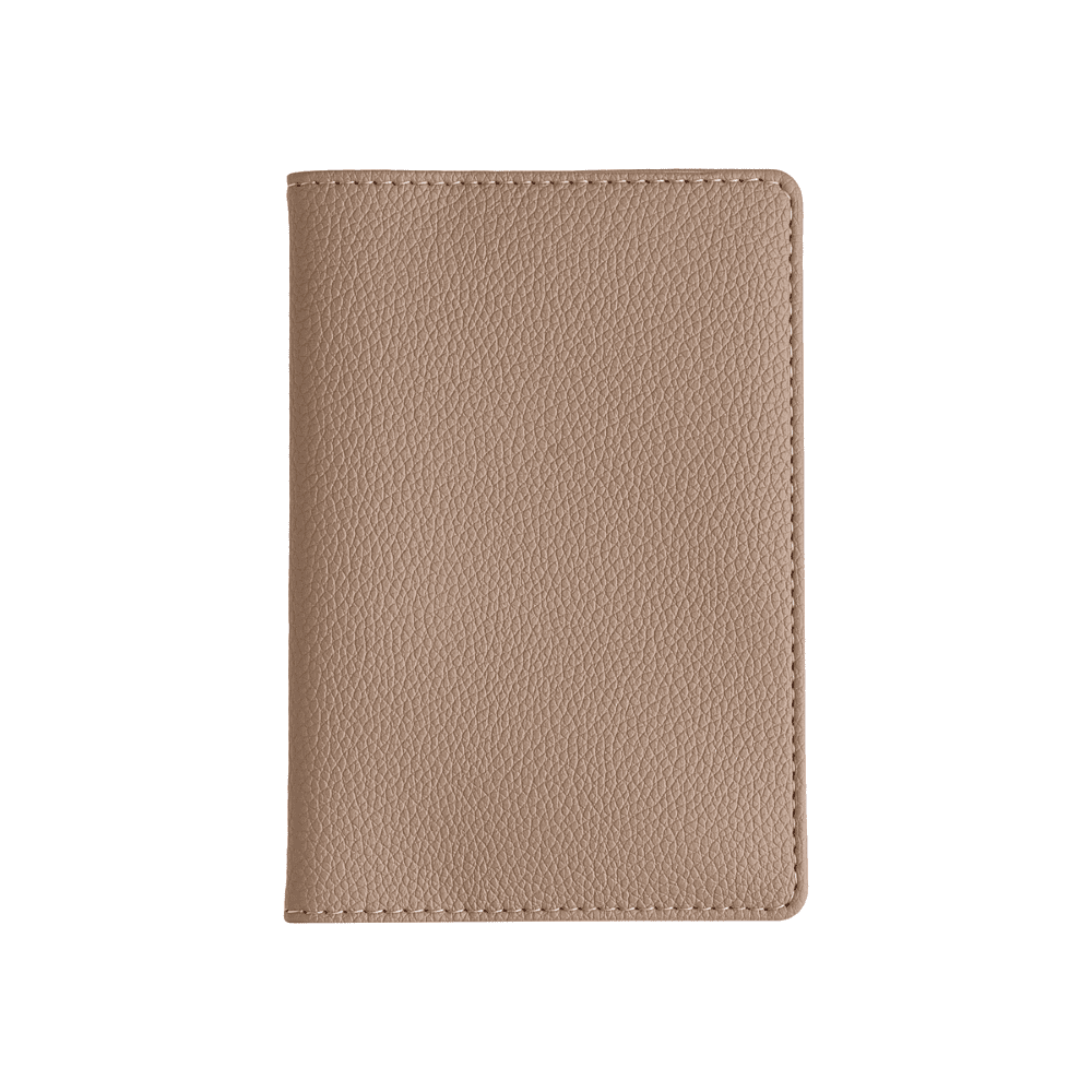 Обложка для паспорта "Бежевая", кожзам - 3