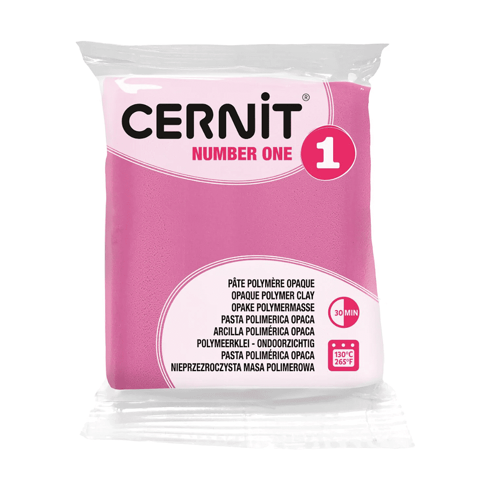 Полимерная глина "Cernit № 1 (Number One)", 56 г, 922 фуксия - 2