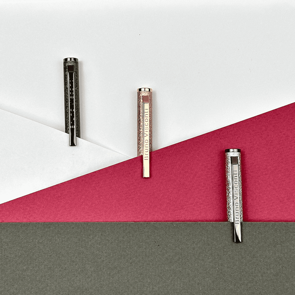 Ручка шариковая автоматическая "Palermo", 0,7 мм, вороненая сталь, стерж. синий - 6