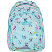 Рюкзак детский Astra "Puppie's World", голубой, розовый