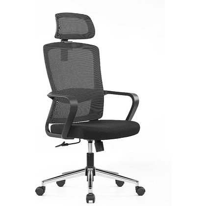 Кресло компьютерное SitZone U-060A, сетка, ткань, черный, 2 шт/упак