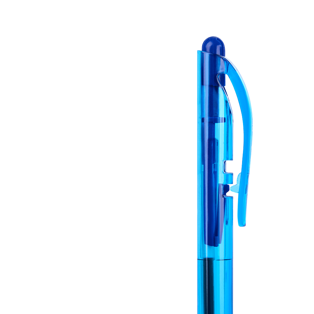 Ручка шариковая автоматическая "BK417", 0.7 мм, синий, стерж. синий - 3