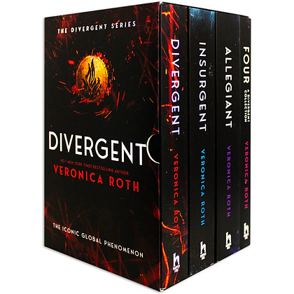 Комплект на английском языке  "Divergent Series Box Set Books 1-4", Veronica Roth