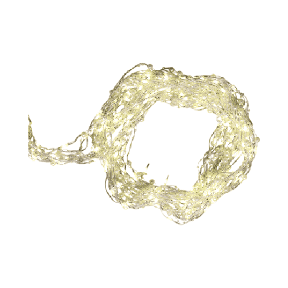 Гирлянда электрическая LED "Занавес. Жемчуг", тепло-белый