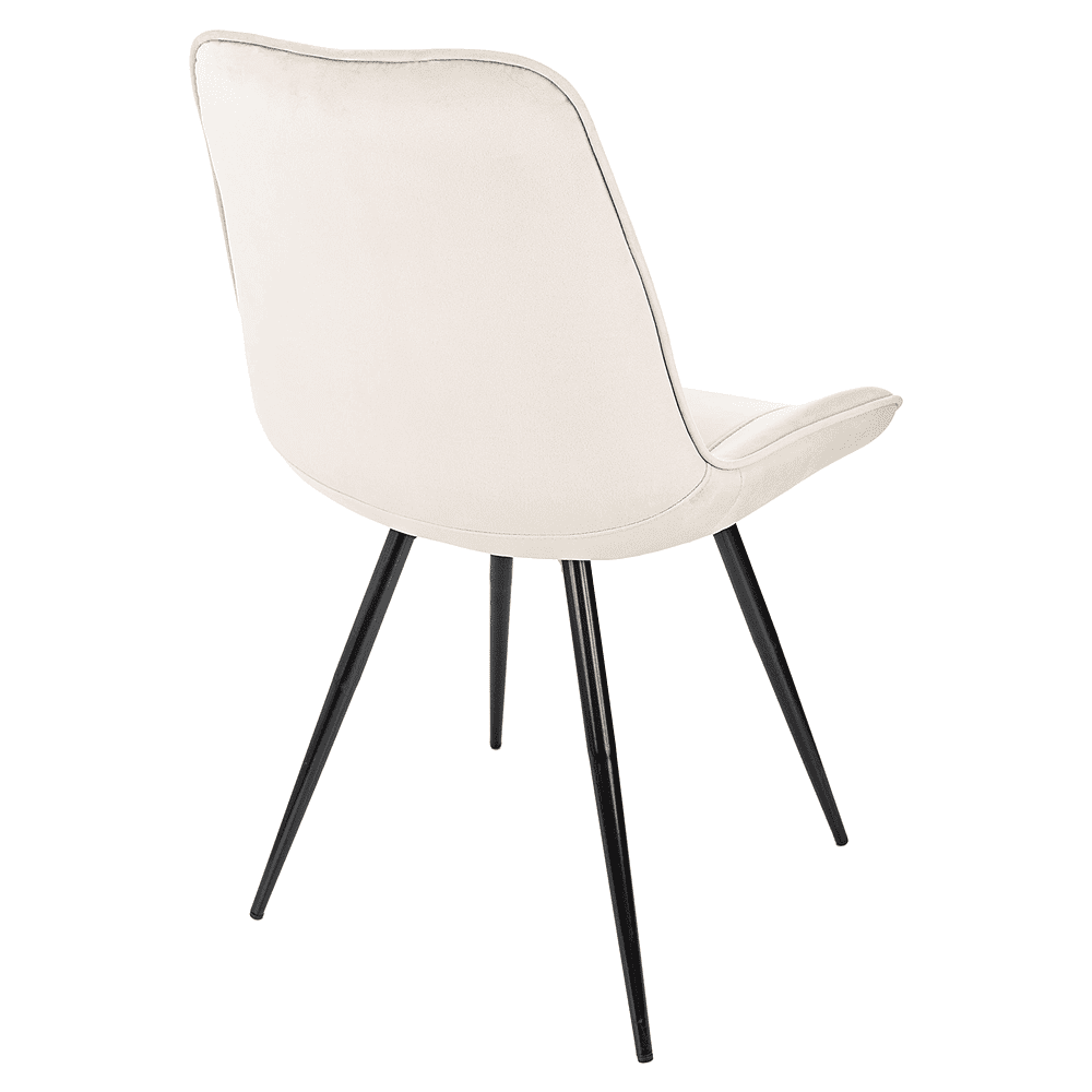 Стул Бюрократ "CH-K2_4", ткань, бежевый, металл, черный, комплект 4 штуки - 6