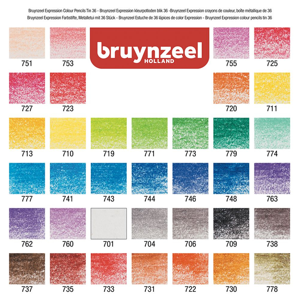 Набор цветных карандашей "Expression", 36 цветов - 2