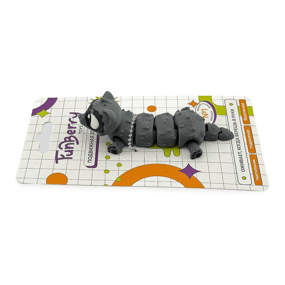 Игрушка 3D "Енот Лесси" - 7
