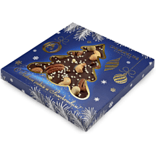 Шоколад темный "Космический сюрприз", 150 г, новогодняя упаковка