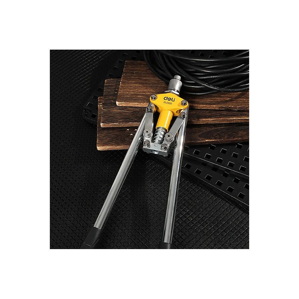 Заклепочник двуручный Deli YS EDL2320, 420 см, 2.4-4.8 мм - 2