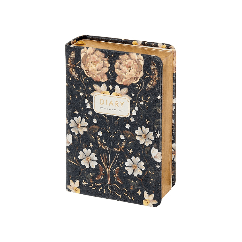 Ежедневник недатированный "Flora. Night Garden", А7, 416 страниц, черный - 2