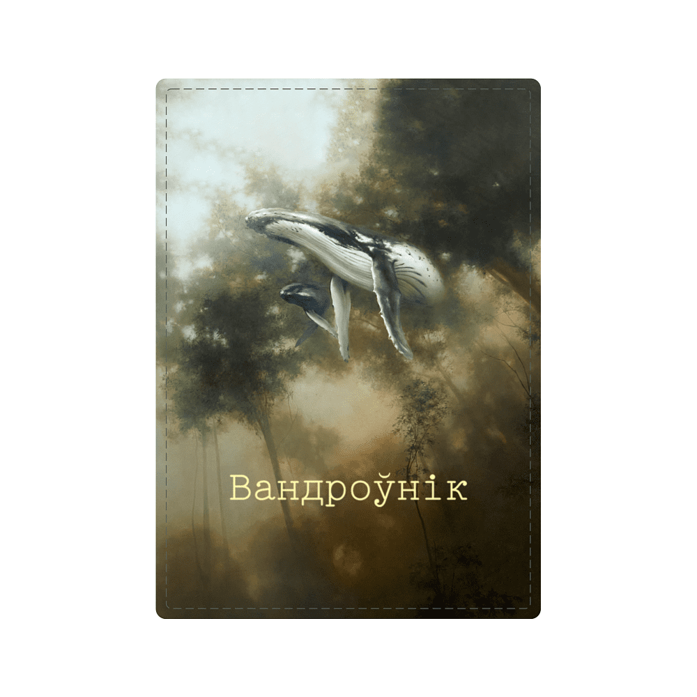 Чехол для карт «Воображаемая реальность», Эльмира Мухтарова, натуральная кожа, разноцветный