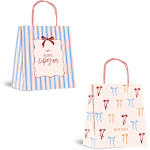 Пакет бумажный подарочный"Cherry Lady", 32х28х15 см, ассорти