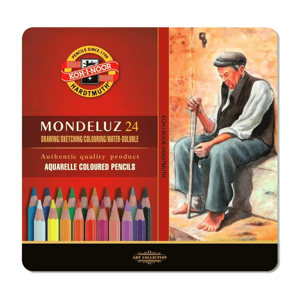 Карандаши акварельные "Mondeluz", 24 цвета