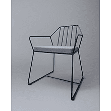 Кресло ALLERD MILORD, ткань, графит