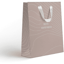 Пакет бумажный подарочный "Country MT", 18х22.7х10 см, ассорти