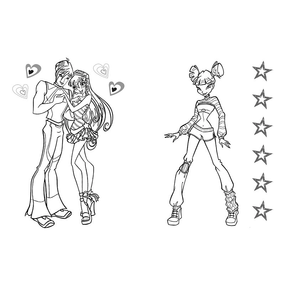 Раскраска "Winx Club. Твори волшебство! Большая раскраска" - 5