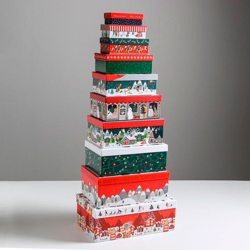 Коробка подарочная "Новогодние истории", 10 шт - 7