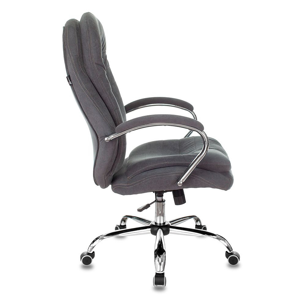 Кресло руководителя "Бюрократ T-9950SL Fabric", ткань, металл, серый - 3