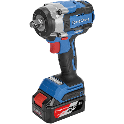 Аккумуляторный гайковерт DongCheng DCPB598 (TYPE EM), 20 В, 598 Нм, 2 АКБ, 4 Ач, З/У 2 А